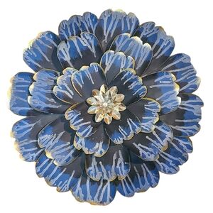 Metal Wallflower Decor-19.5" Diameter